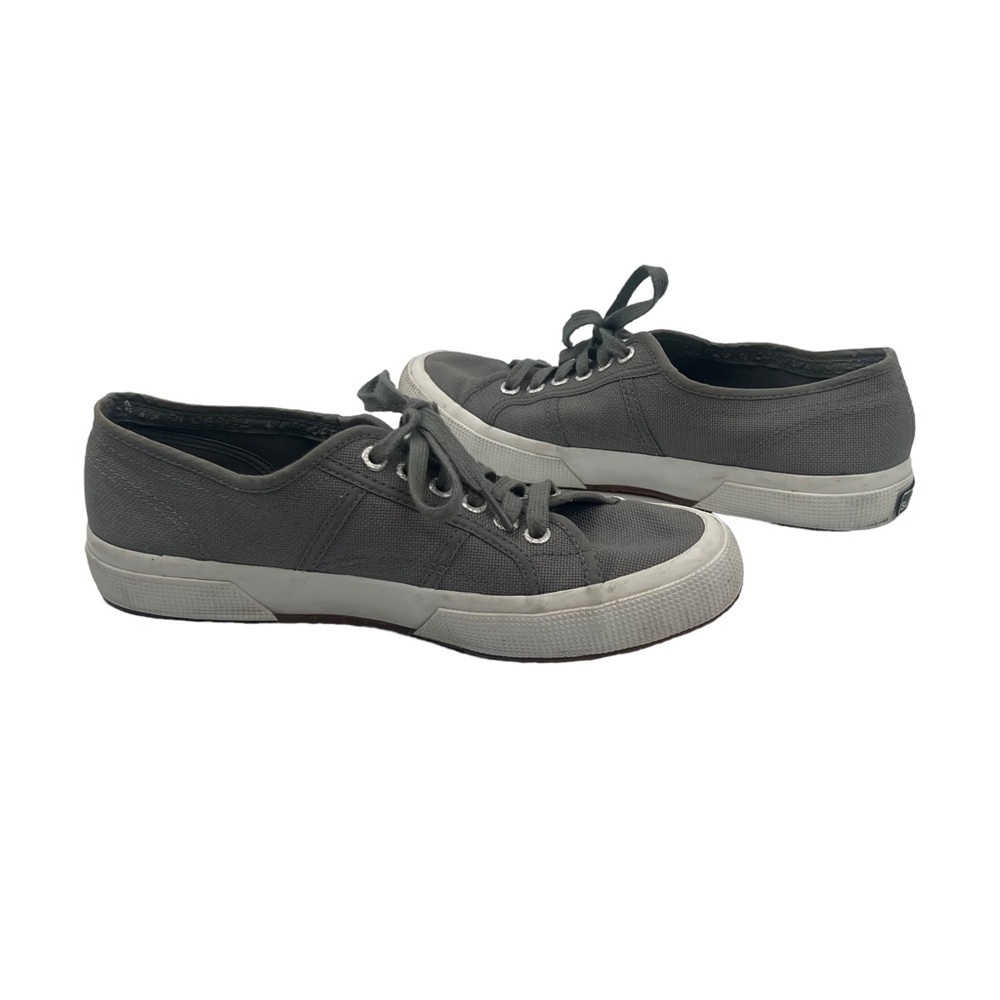 Superga 2750 Cotu Gray Dark Sage Sneakers Size 9 1/2 (8 Men's) Women's